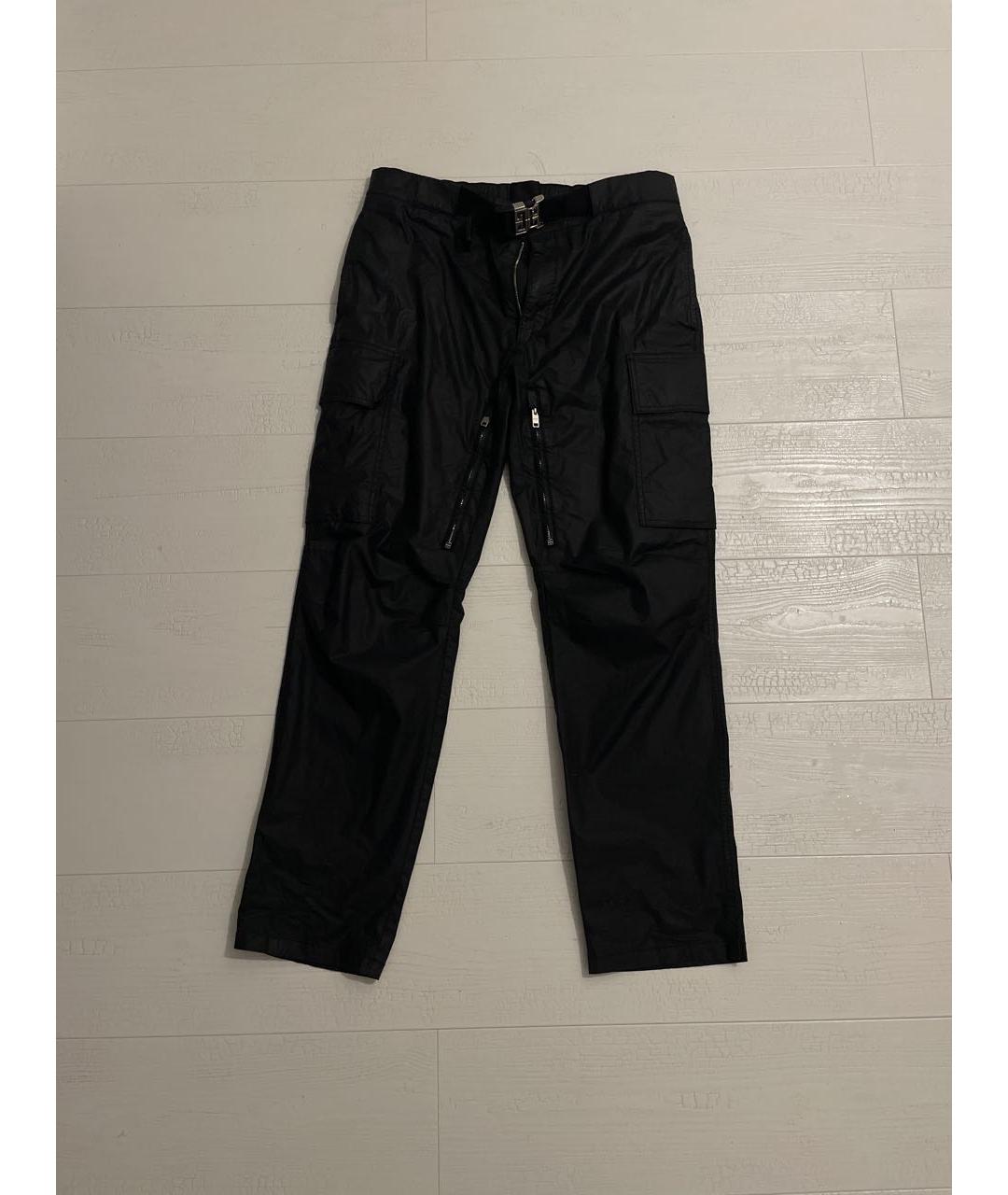 GIVENCHY Черные хлопковые брюки чинос, фото 8