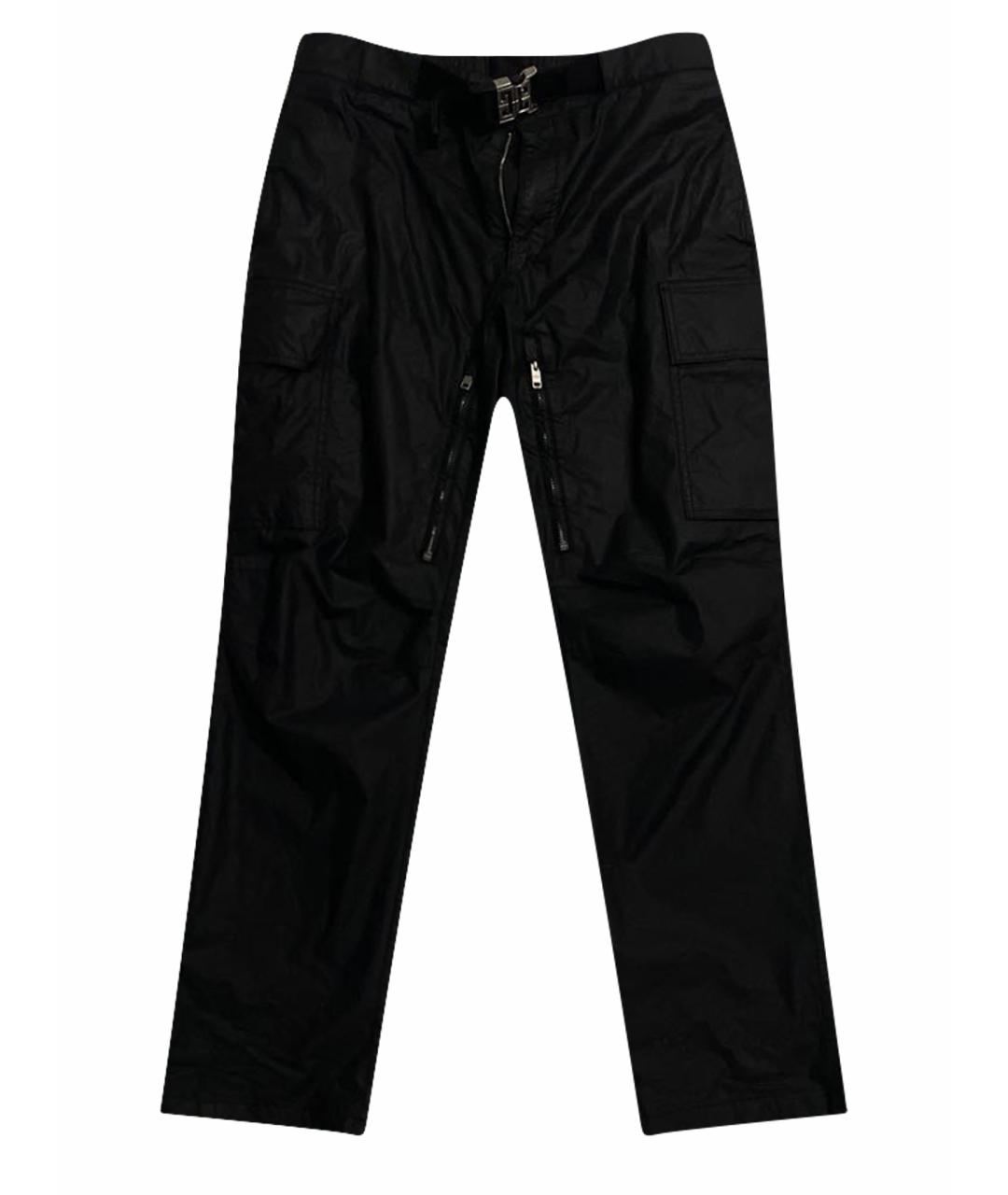 GIVENCHY Черные хлопковые брюки чинос, фото 1