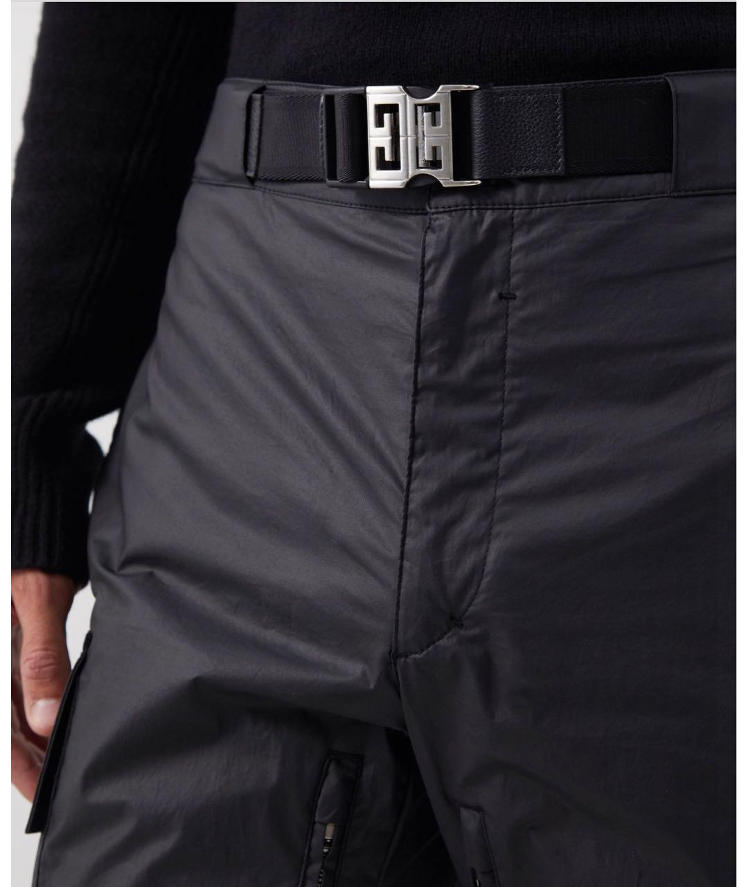 GIVENCHY Черные хлопковые брюки чинос, фото 5