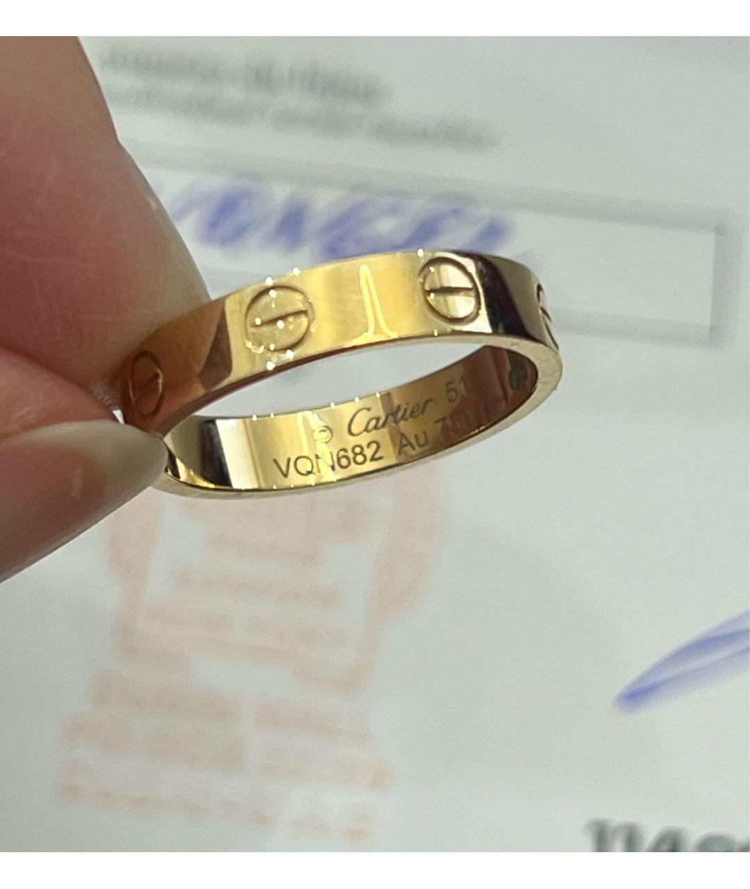 CARTIER Желтое кольцо из желтого золота, фото 6