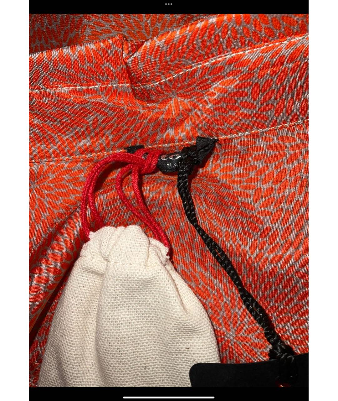 KITON Оранжевое шелковое повседневное платье, фото 4
