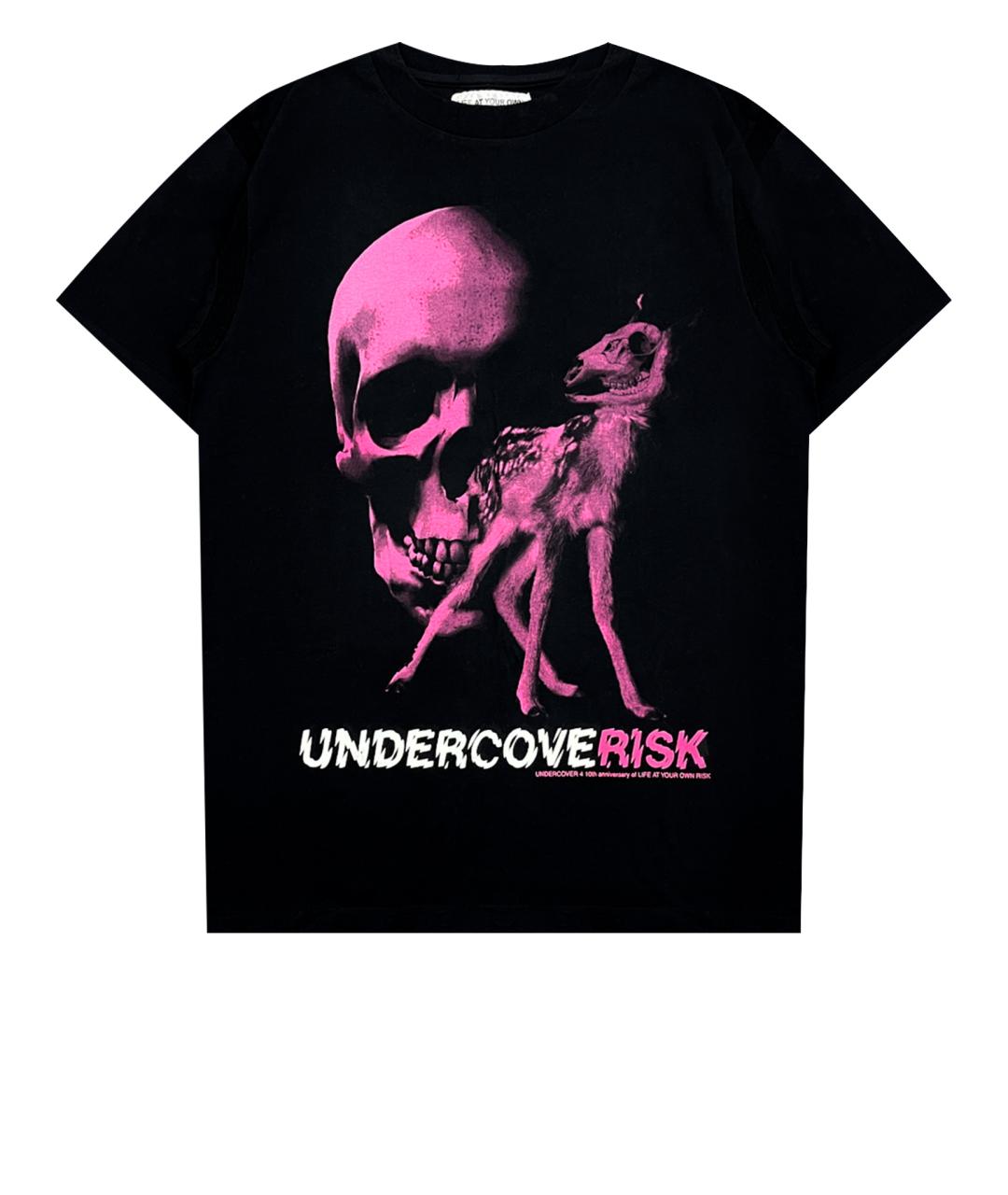 UNDERCOVER Черная хлопковая футболка, фото 1