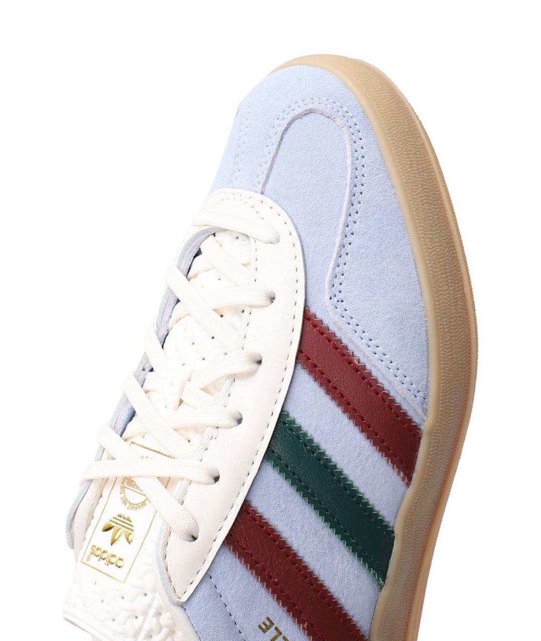 ADIDAS Голубые замшевые низкие кроссовки / кеды, фото 5