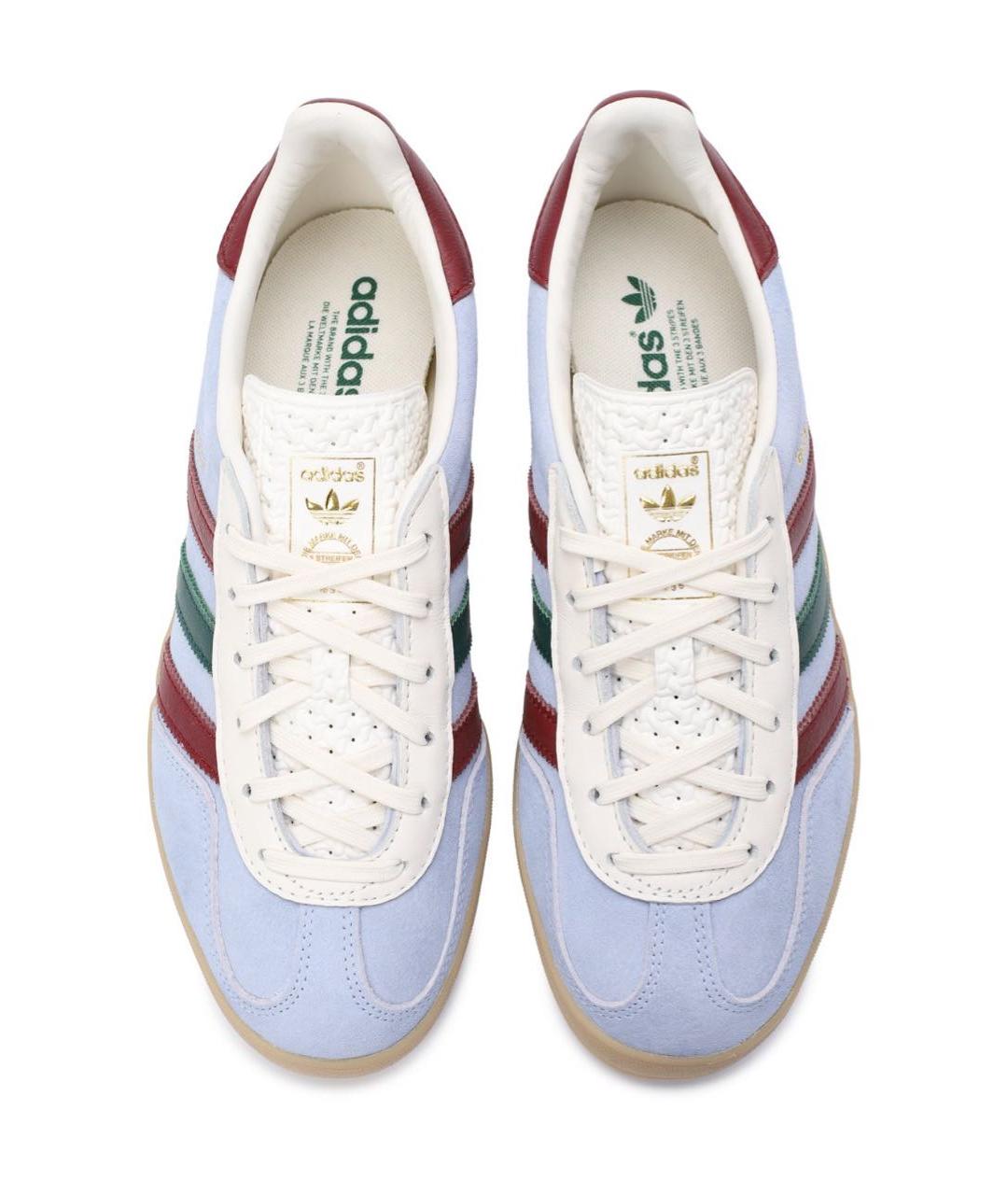 ADIDAS Голубые замшевые низкие кроссовки / кеды, фото 3