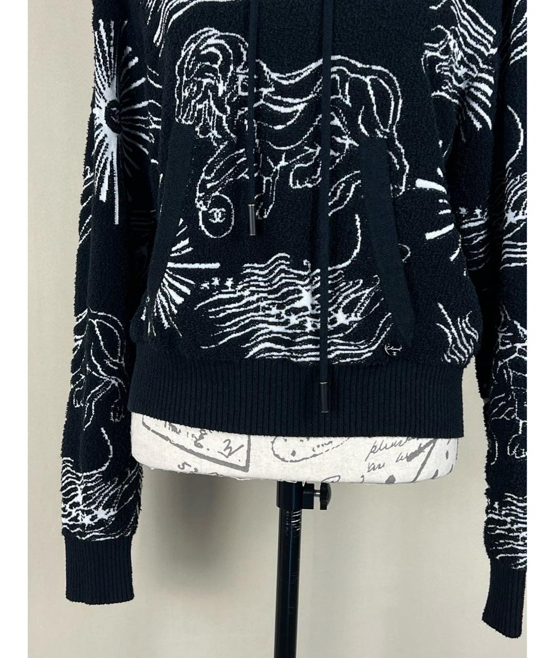 CHANEL PRE-OWNED Черный хлопковый джемпер / свитер, фото 7