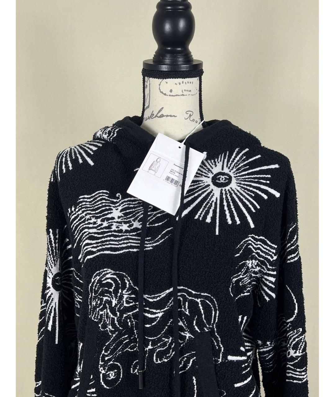CHANEL PRE-OWNED Черный хлопковый джемпер / свитер, фото 5