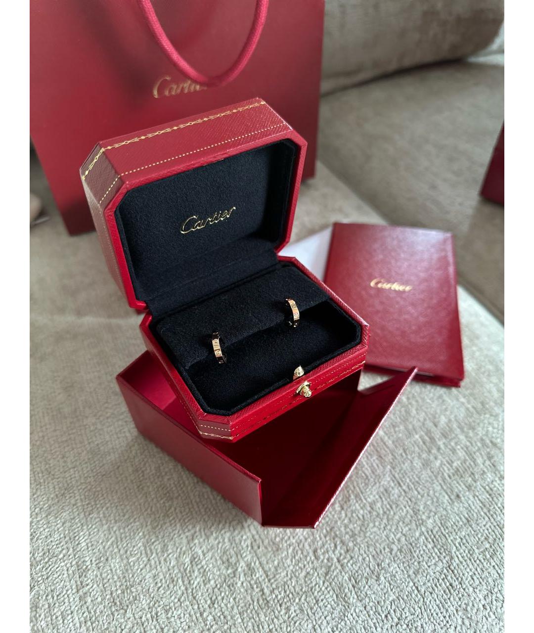 CARTIER Серьги из розового золота, фото 2