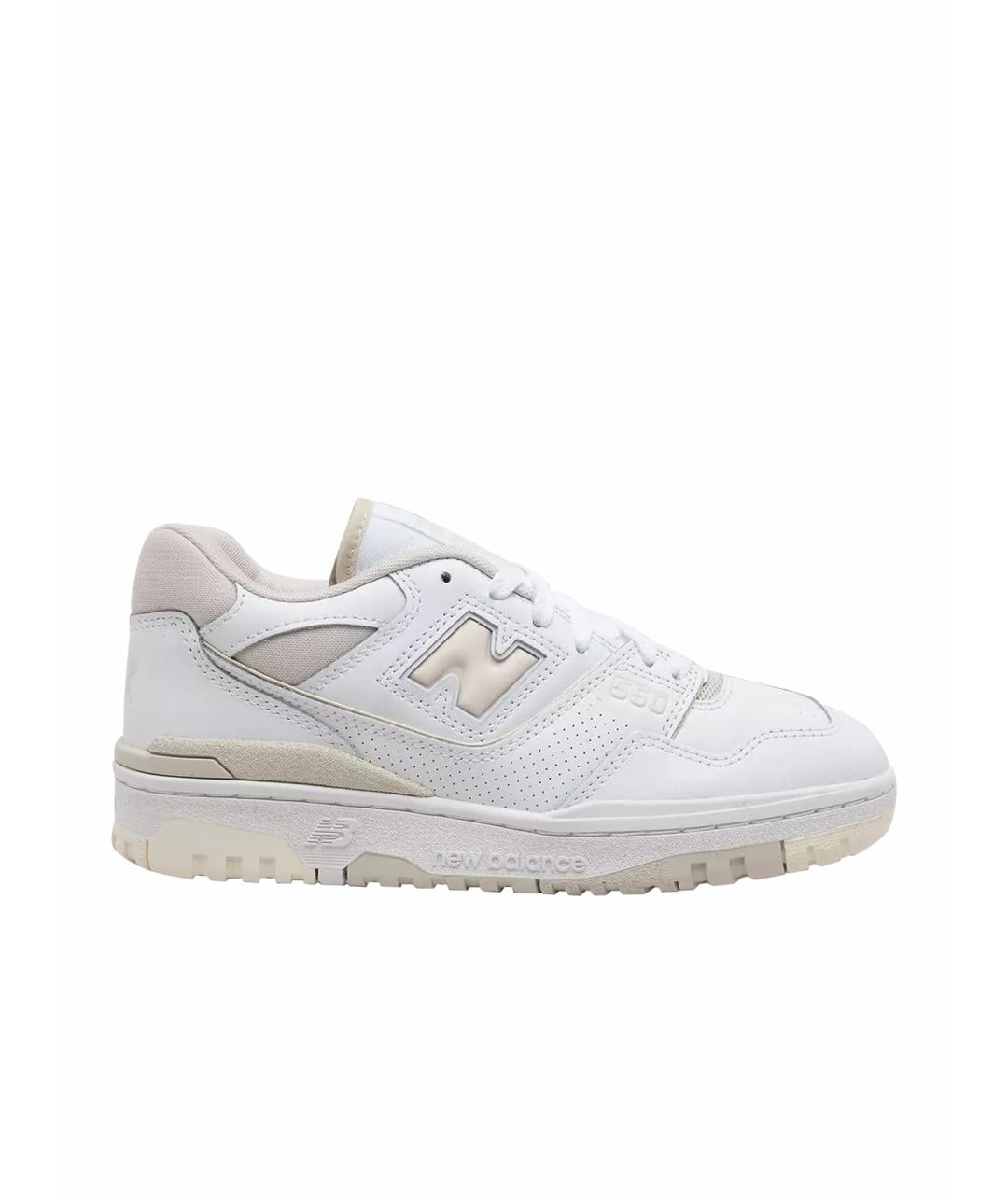 NEW BALANCE Бежевые кроссовки из искусственной кожи, фото 1