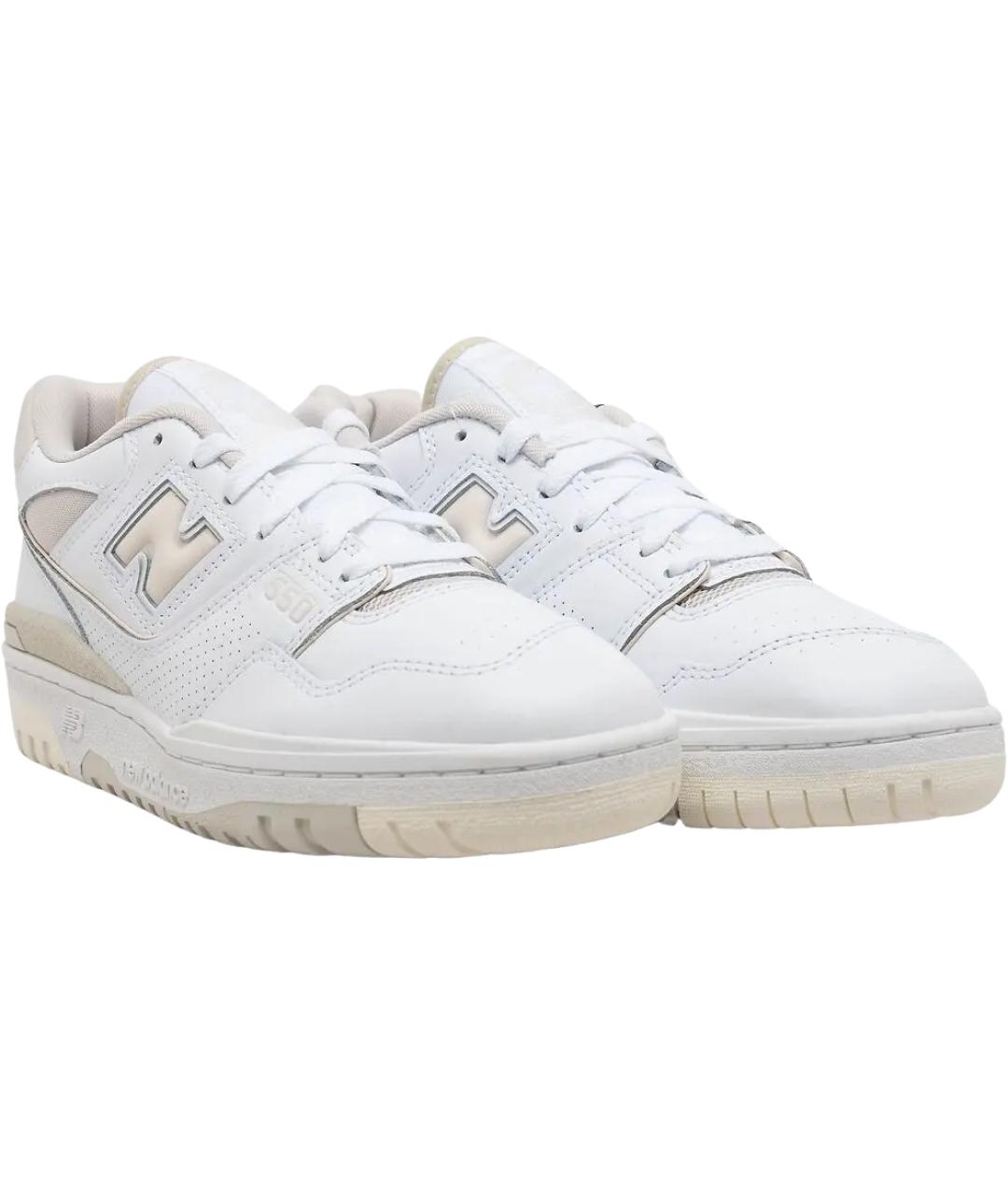 NEW BALANCE Бежевые кроссовки из искусственной кожи, фото 2