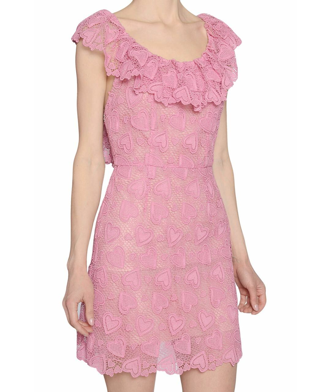 MIU MIU Розовое повседневное платье, фото 2