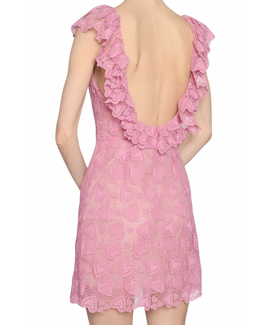 MIU MIU Розовое повседневное платье, фото 3
