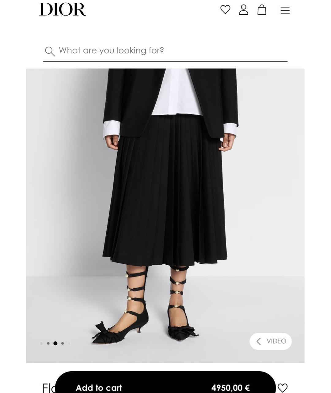 CHRISTIAN DIOR PRE-OWNED Черная шелковая юбка миди, фото 6