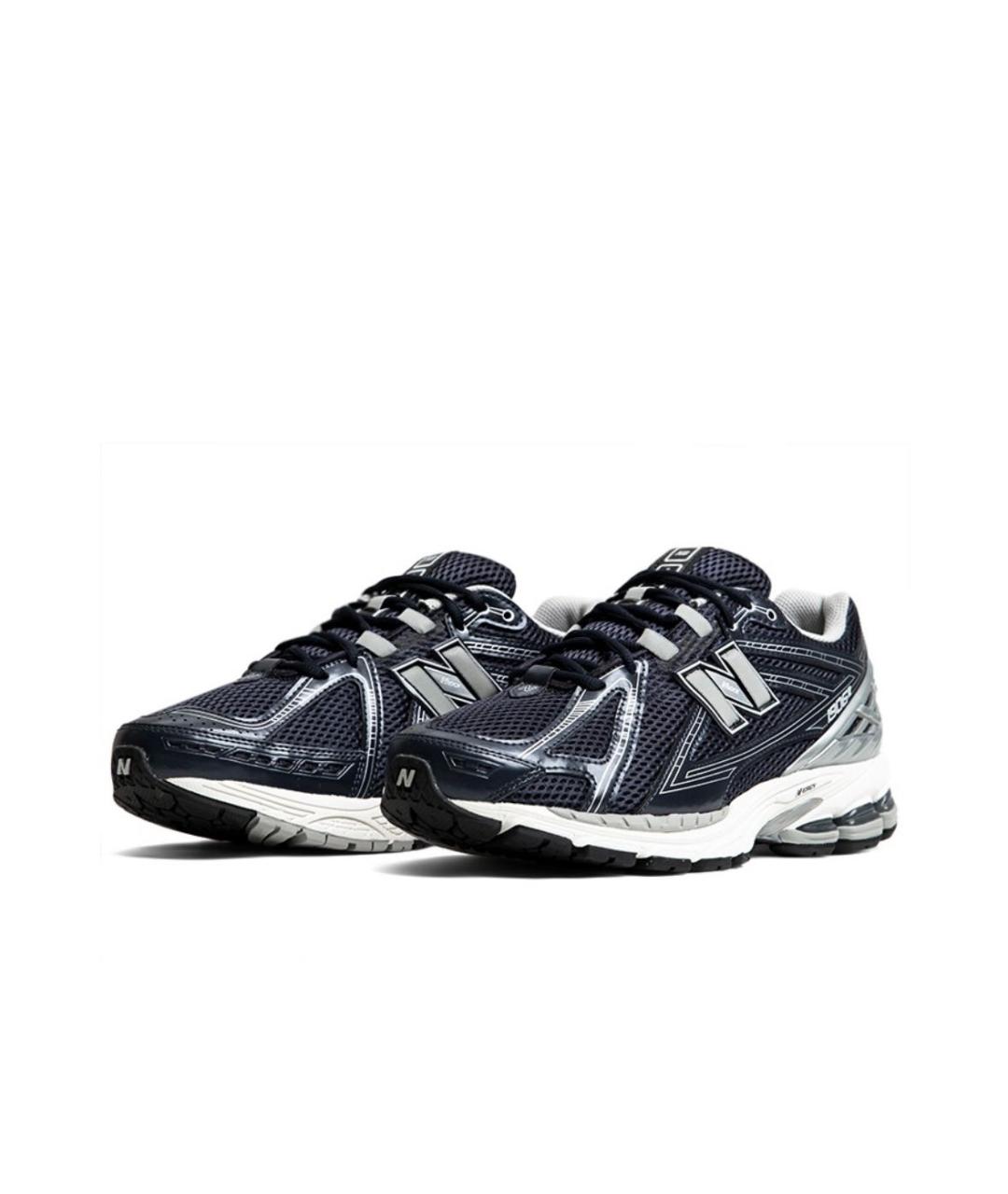 NEW BALANCE Темно-синие текстильные кроссовки, фото 3