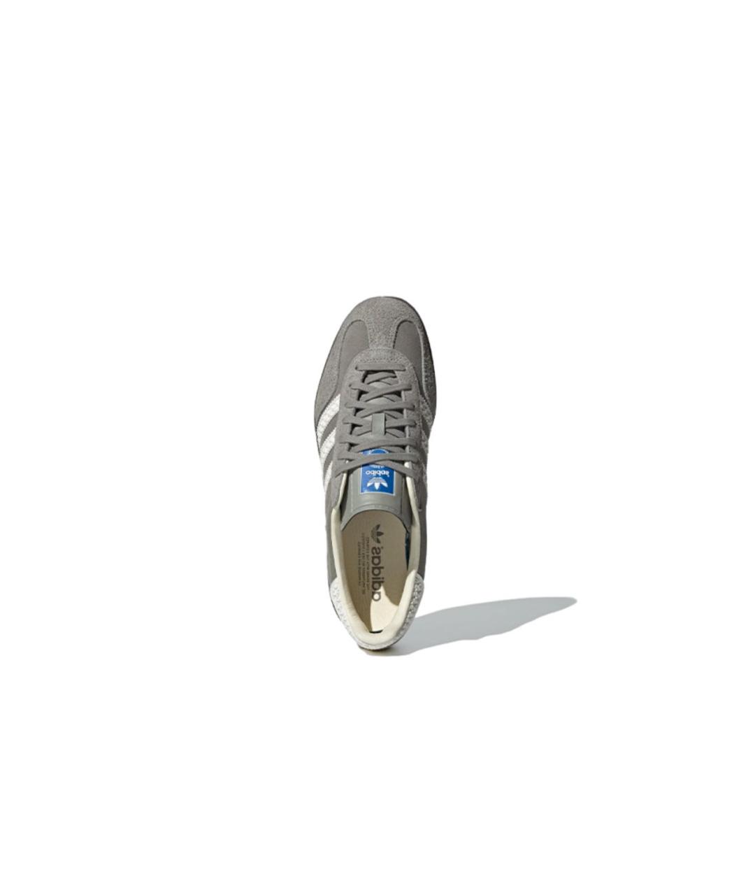 ADIDAS Серые замшевые кроссовки, фото 4