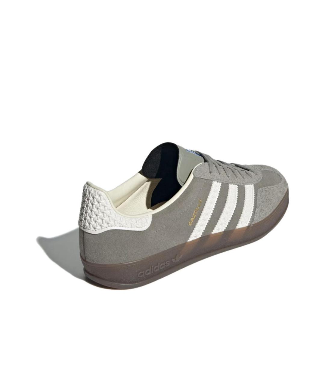 ADIDAS Серые замшевые кроссовки, фото 3
