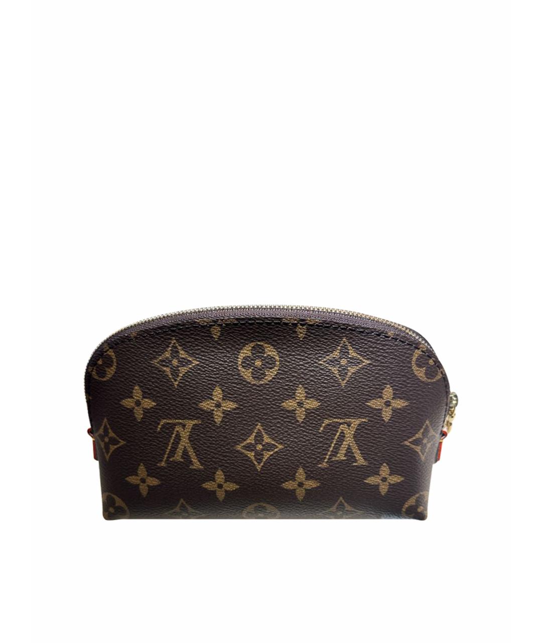 LOUIS VUITTON PRE-OWNED Коричневая косметичка, фото 1