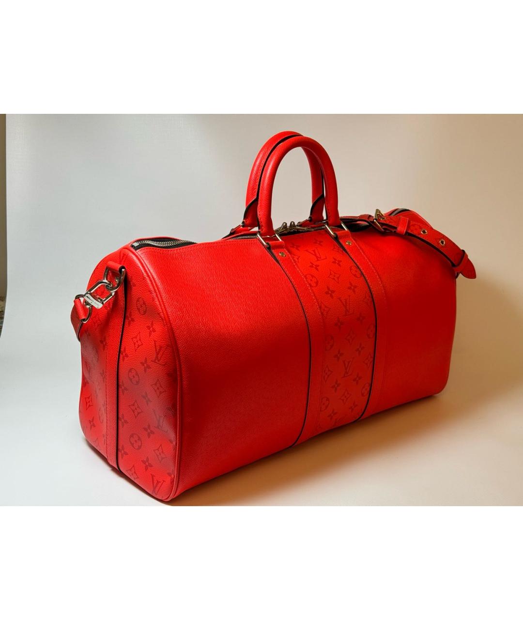 LOUIS VUITTON Кожаная дорожная/спортивная сумка, фото 2
