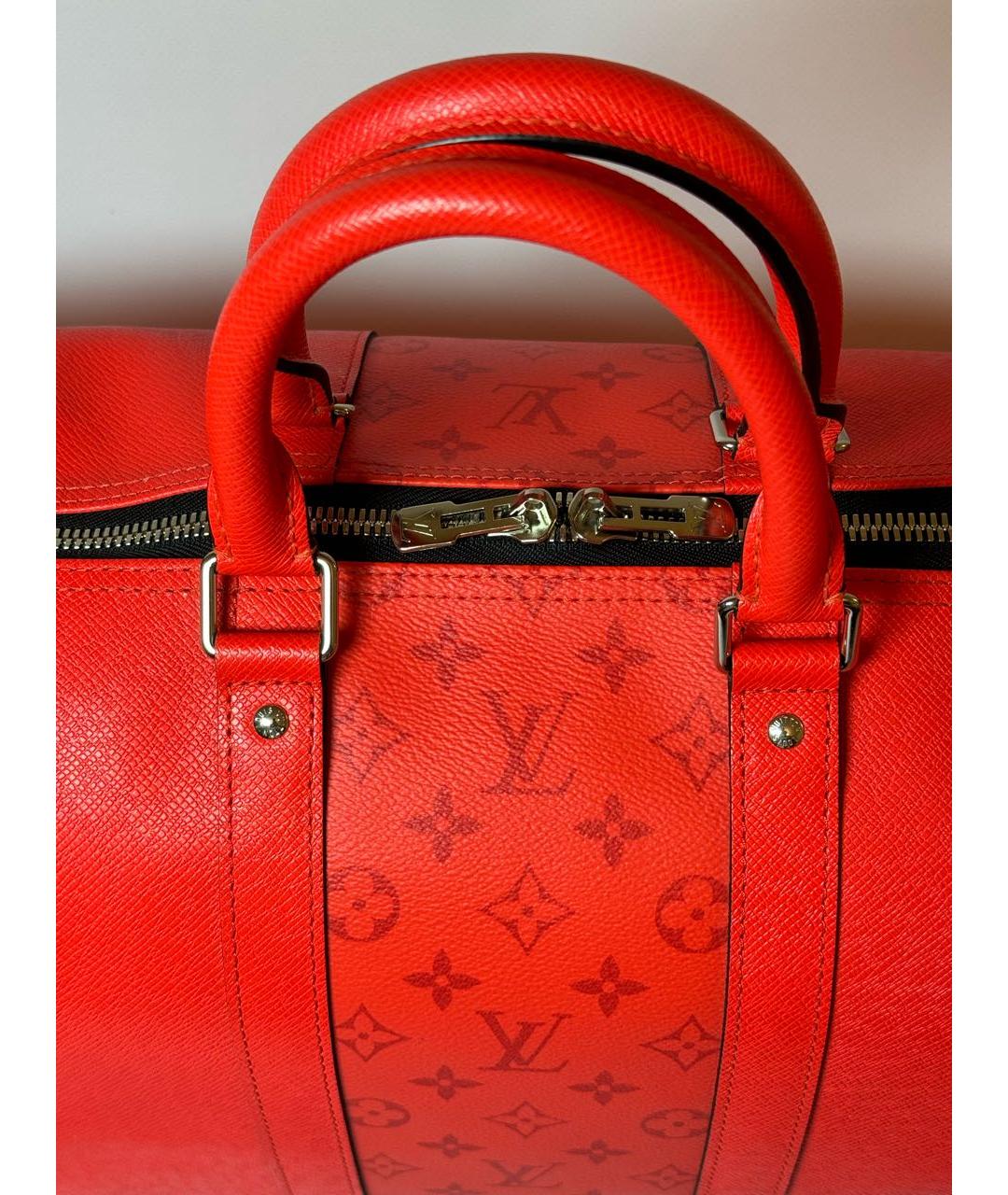 LOUIS VUITTON PRE-OWNED Кожаная дорожная/спортивная сумка, фото 5