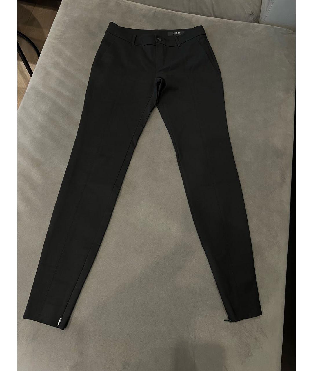 GUCCI Черные брюки узкие, фото 6