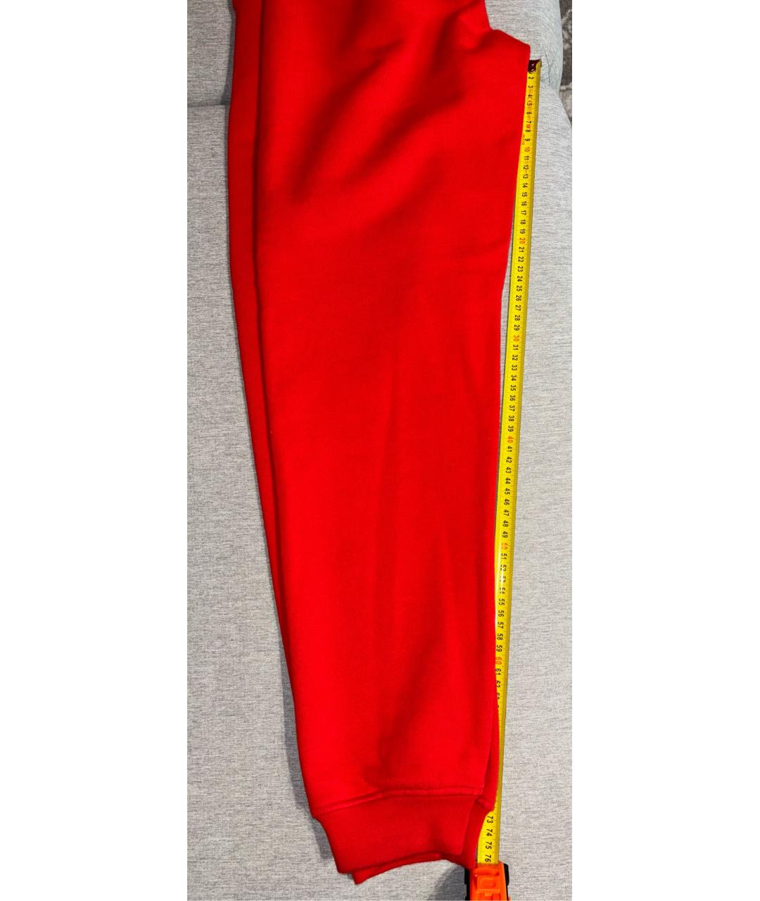 VETEMENTS Красные хлопковые спортивные брюки и шорты, фото 7