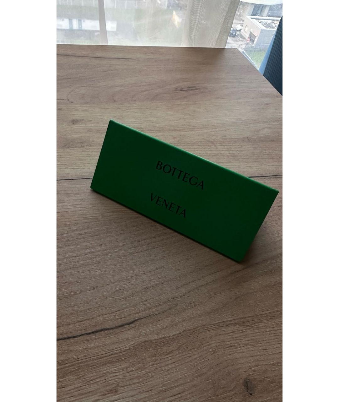 BOTTEGA VENETA Коричневые металлические солнцезащитные очки, фото 6