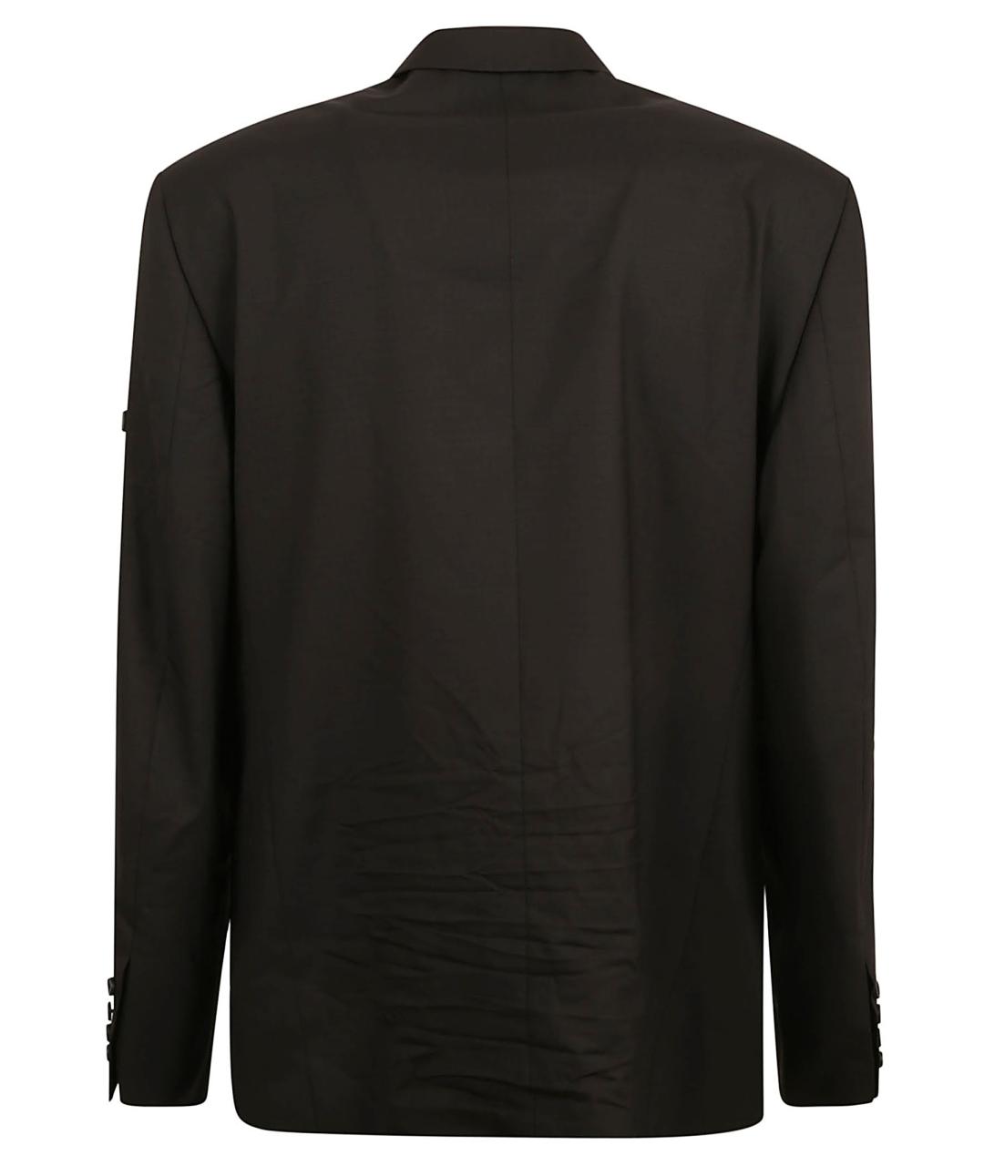 BALENCIAGA Черный шерстяной пиджак, фото 2
