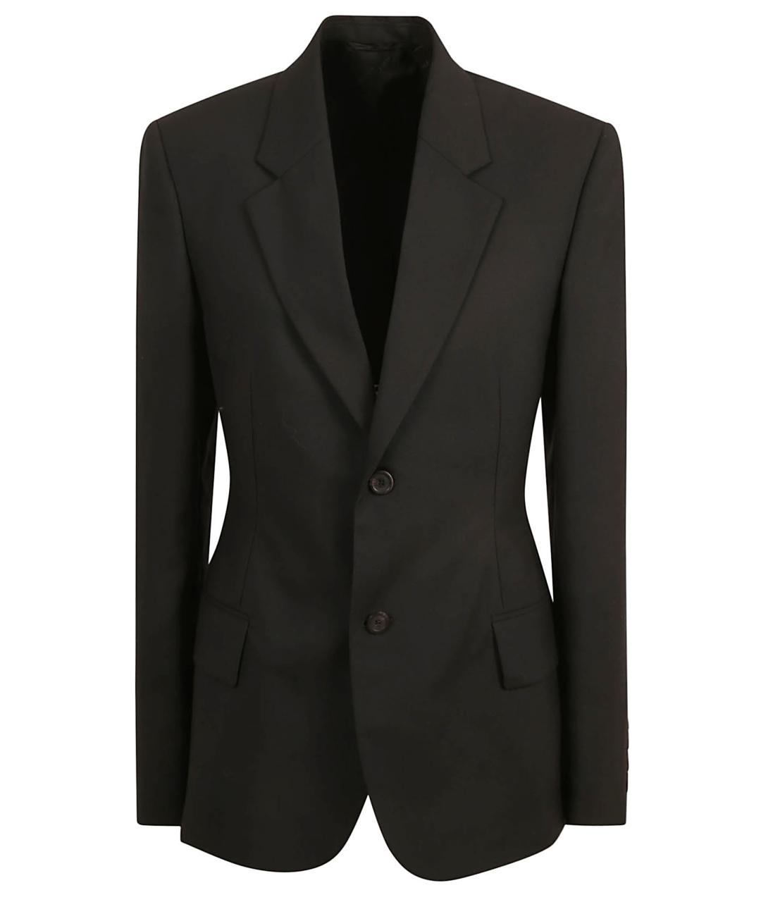 BALENCIAGA Черный шерстяной жакет/пиджак, фото 1