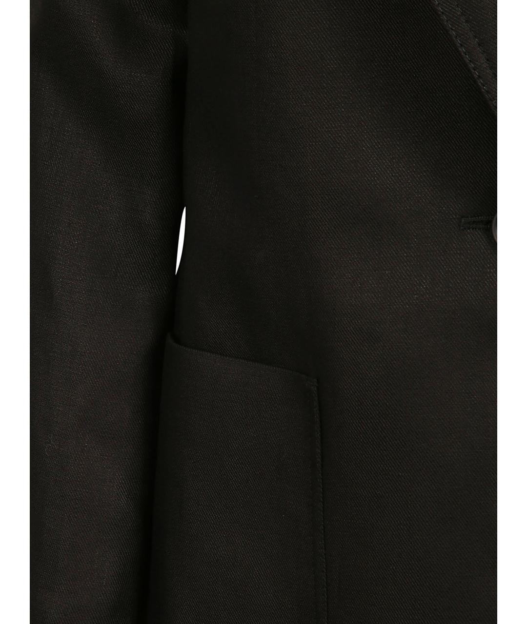 MAX MARA Черный льняной жакет/пиджак, фото 2