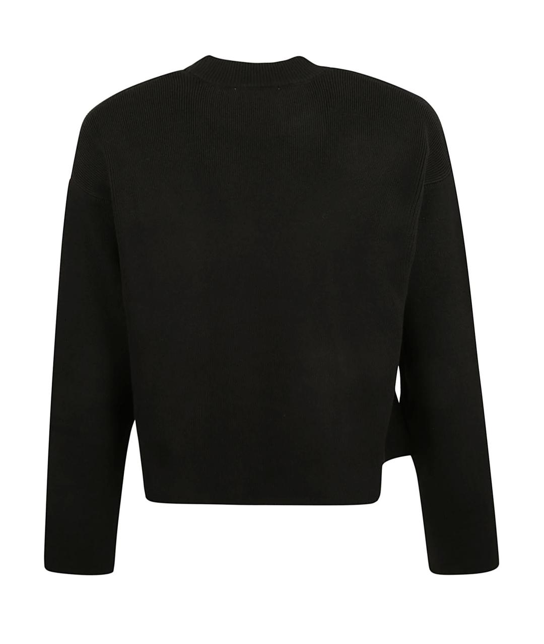 AMI Черный хлопковый джемпер / свитер, фото 3
