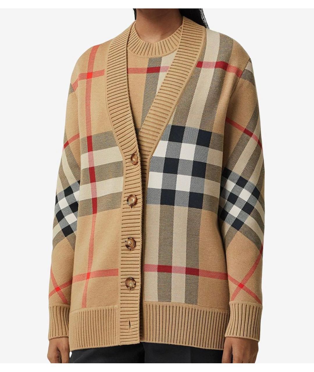 BURBERRY Шерстяной кардиган, фото 4