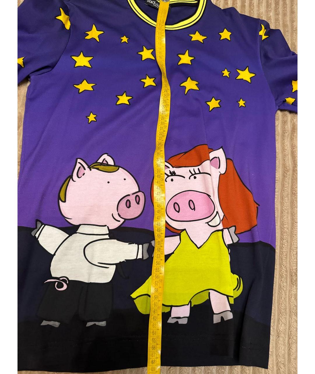 DOLCE&GABBANA Мульти хлопковая футболка, фото 6