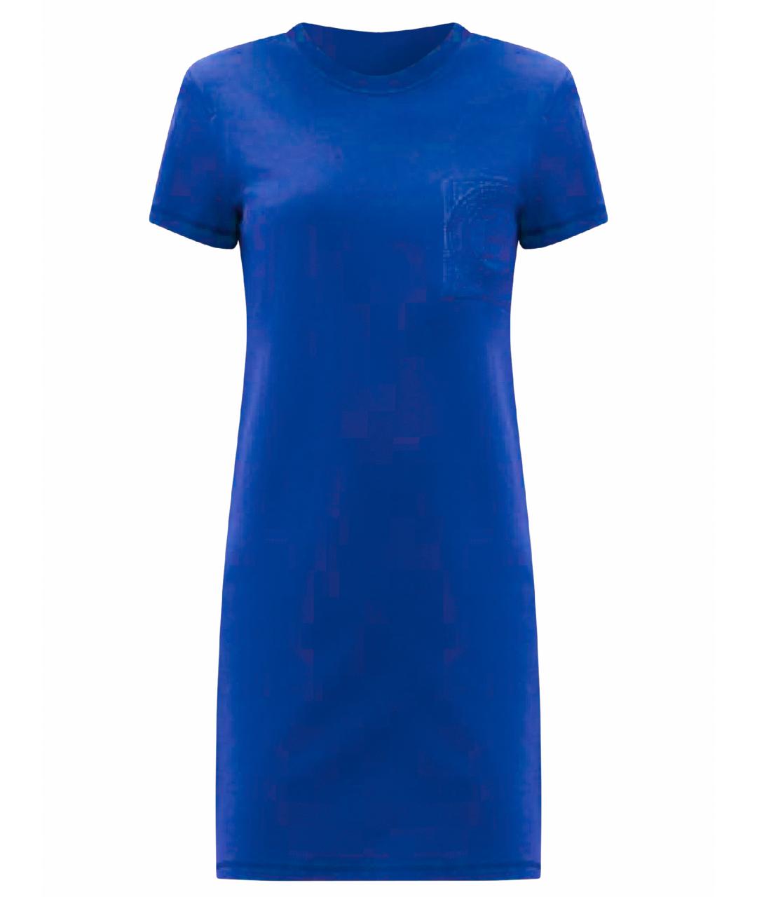 HERMES PRE-OWNED Синее хлопковое повседневное платье, фото 1