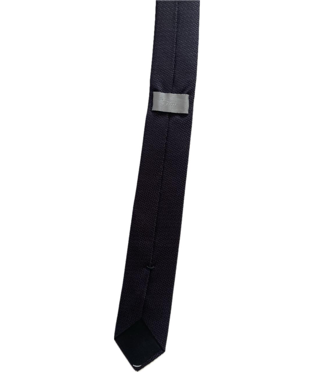 CHRISTIAN DIOR PRE-OWNED Бордовый шелковый галстук, фото 3