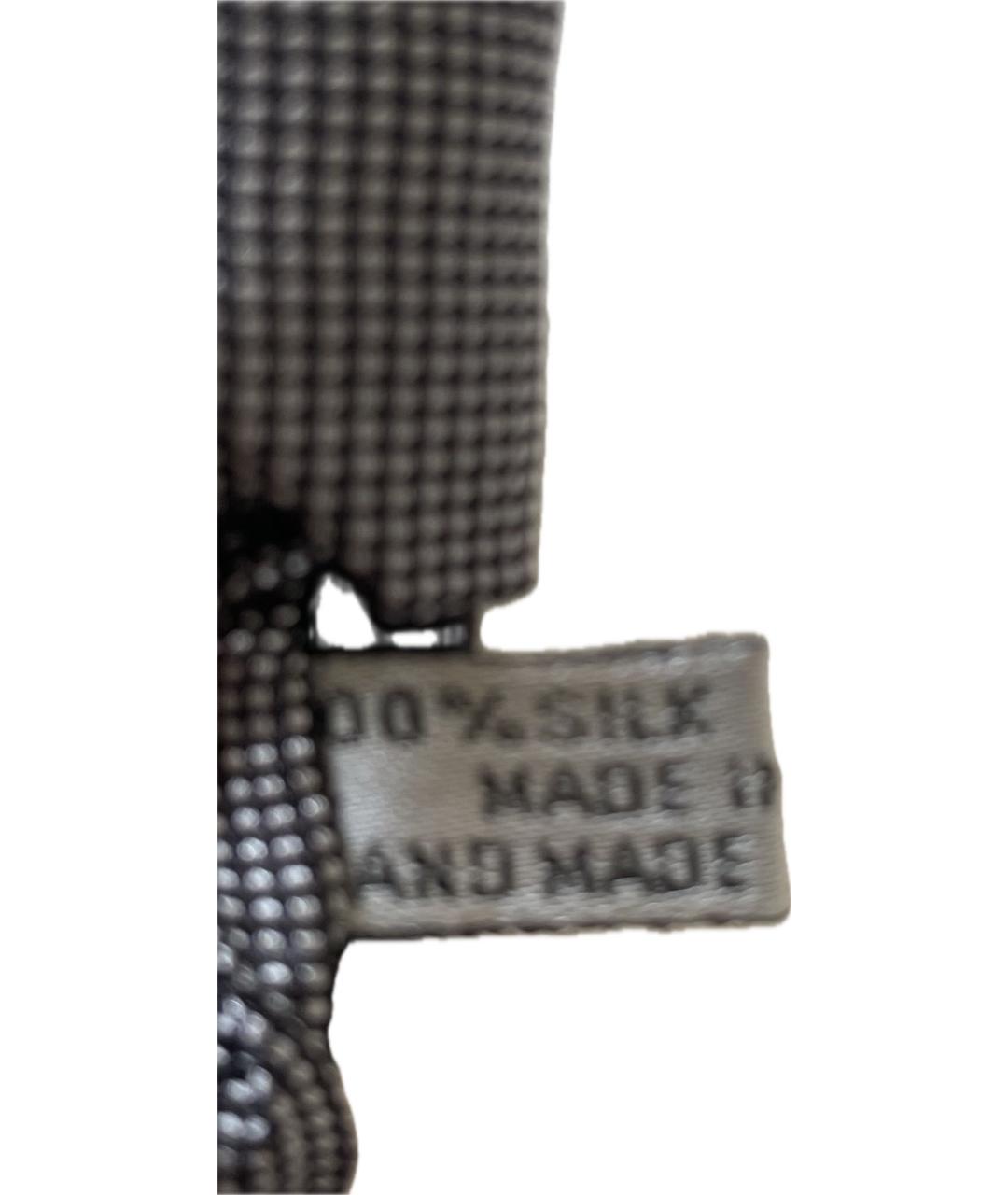 CHRISTIAN DIOR PRE-OWNED Серый шелковый галстук, фото 6