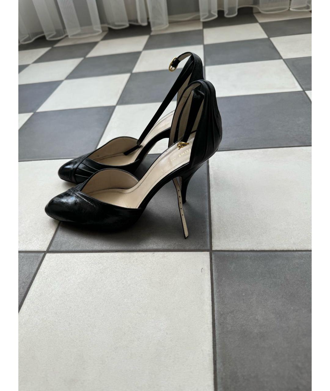 CELINE PRE-OWNED Черные кожаные туфли, фото 6