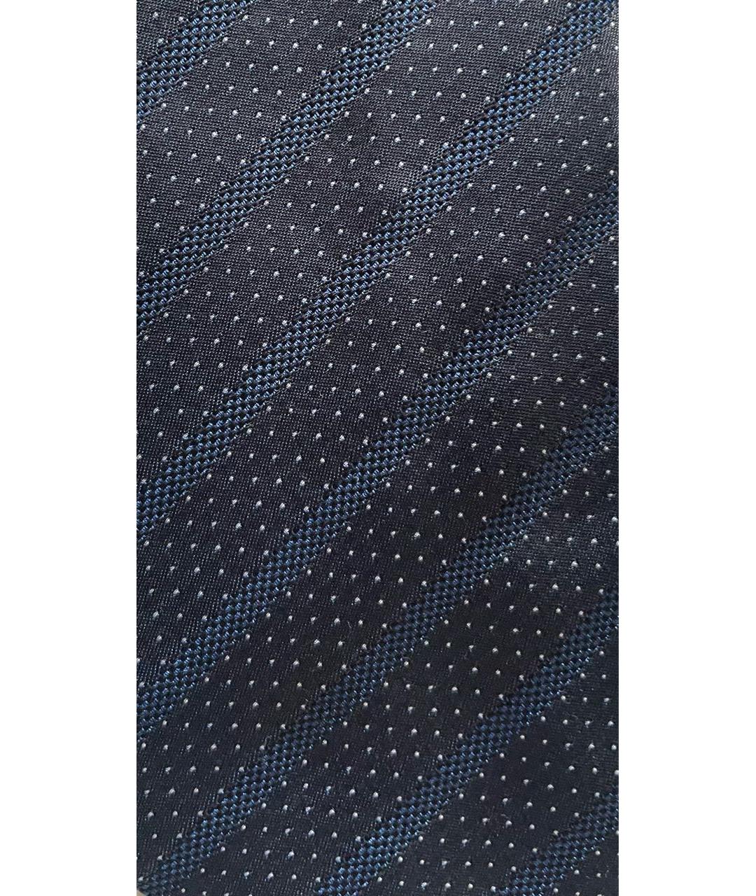 BURBERRY Антрацитовый шелковый галстук, фото 4