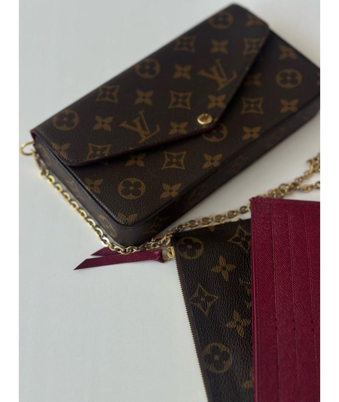 LOUIS VUITTON PRE-OWNED Коричневая сумка через плечо, фото 5