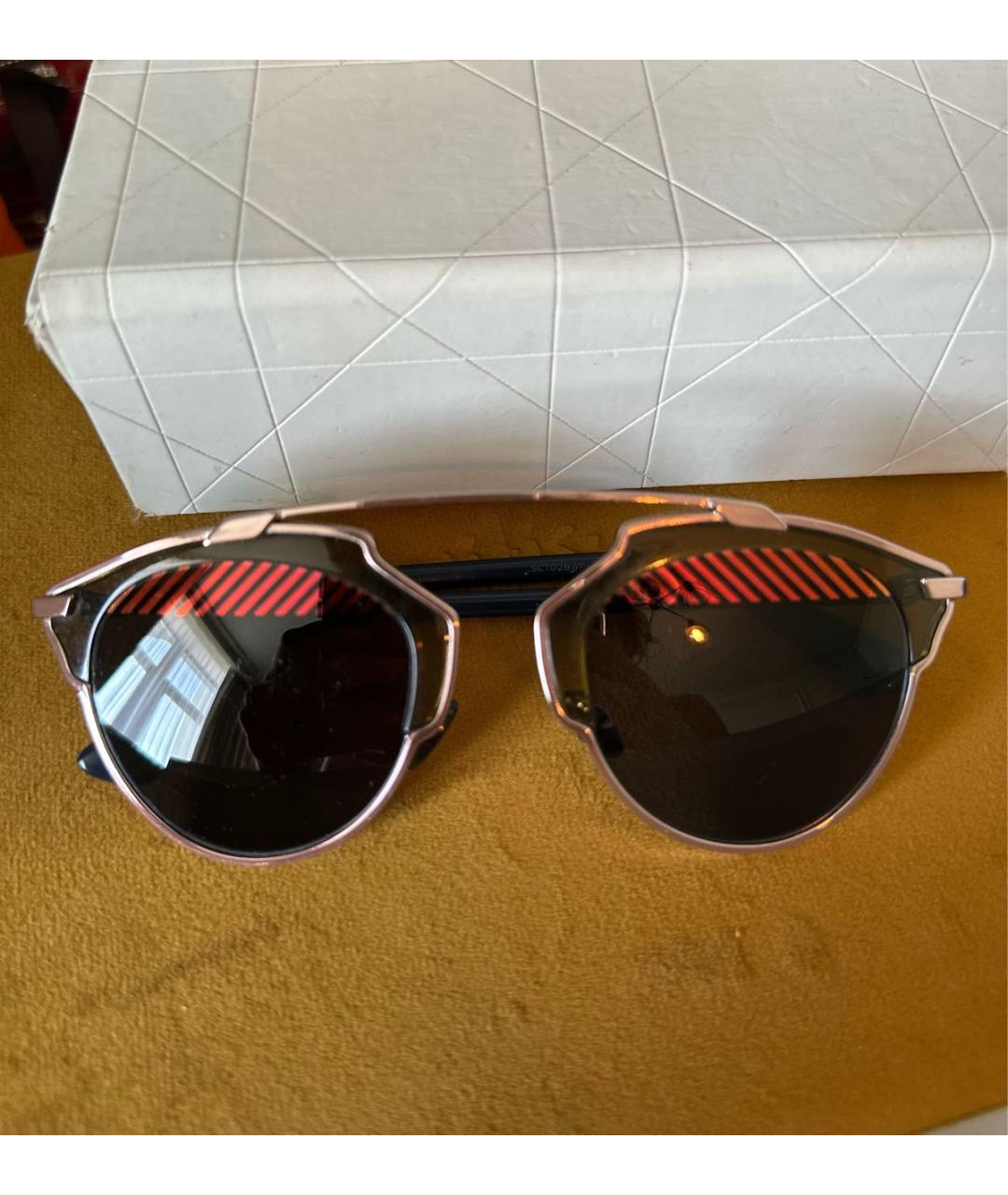 CHRISTIAN DIOR PRE-OWNED Мульти солнцезащитные очки, фото 4