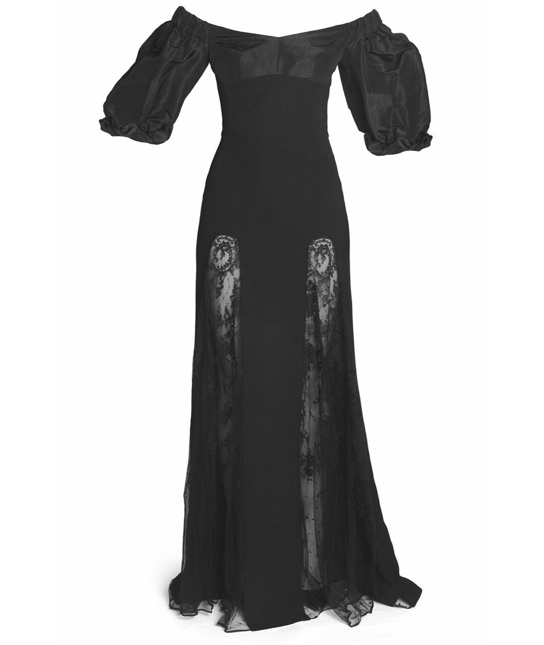 ALESSANDRA RICH Черное вечернее платье, фото 1