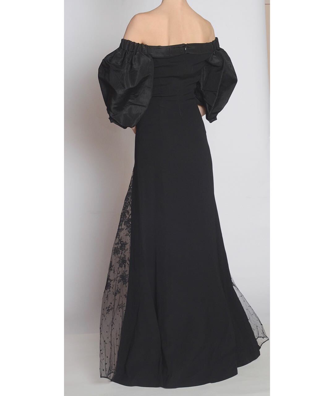 ALESSANDRA RICH Черное вечернее платье, фото 3