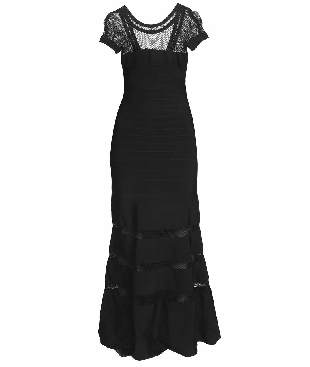 HERVE LEGER Черное вискозное повседневное платье, фото 1