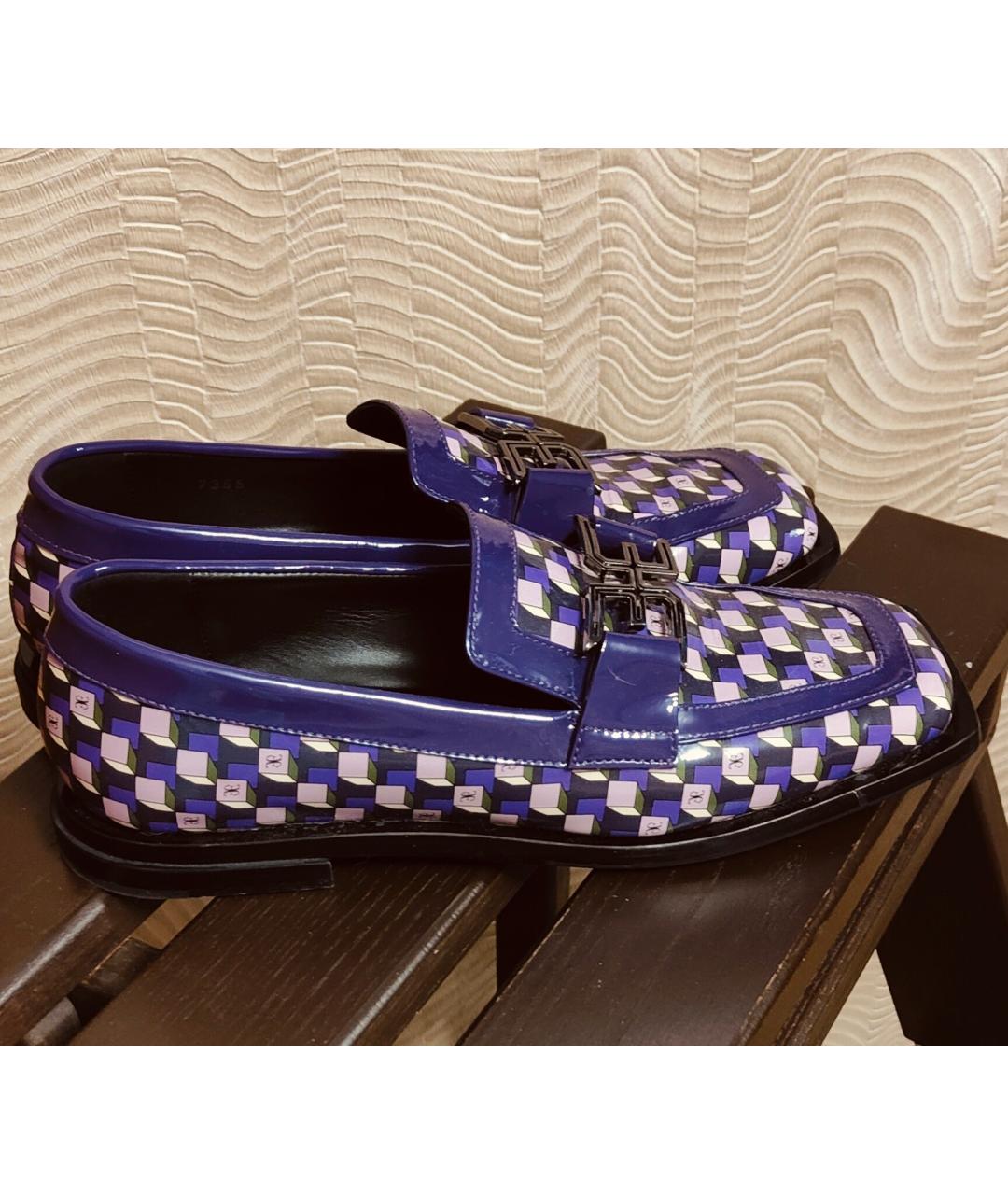 FABI Фиолетовые туфли из лакированной кожи, фото 3