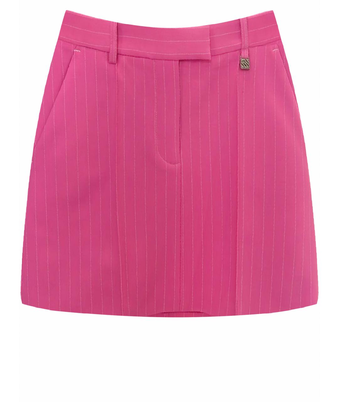 GIUSEPPE DI MORABITO Розовая юбка мини, фото 1