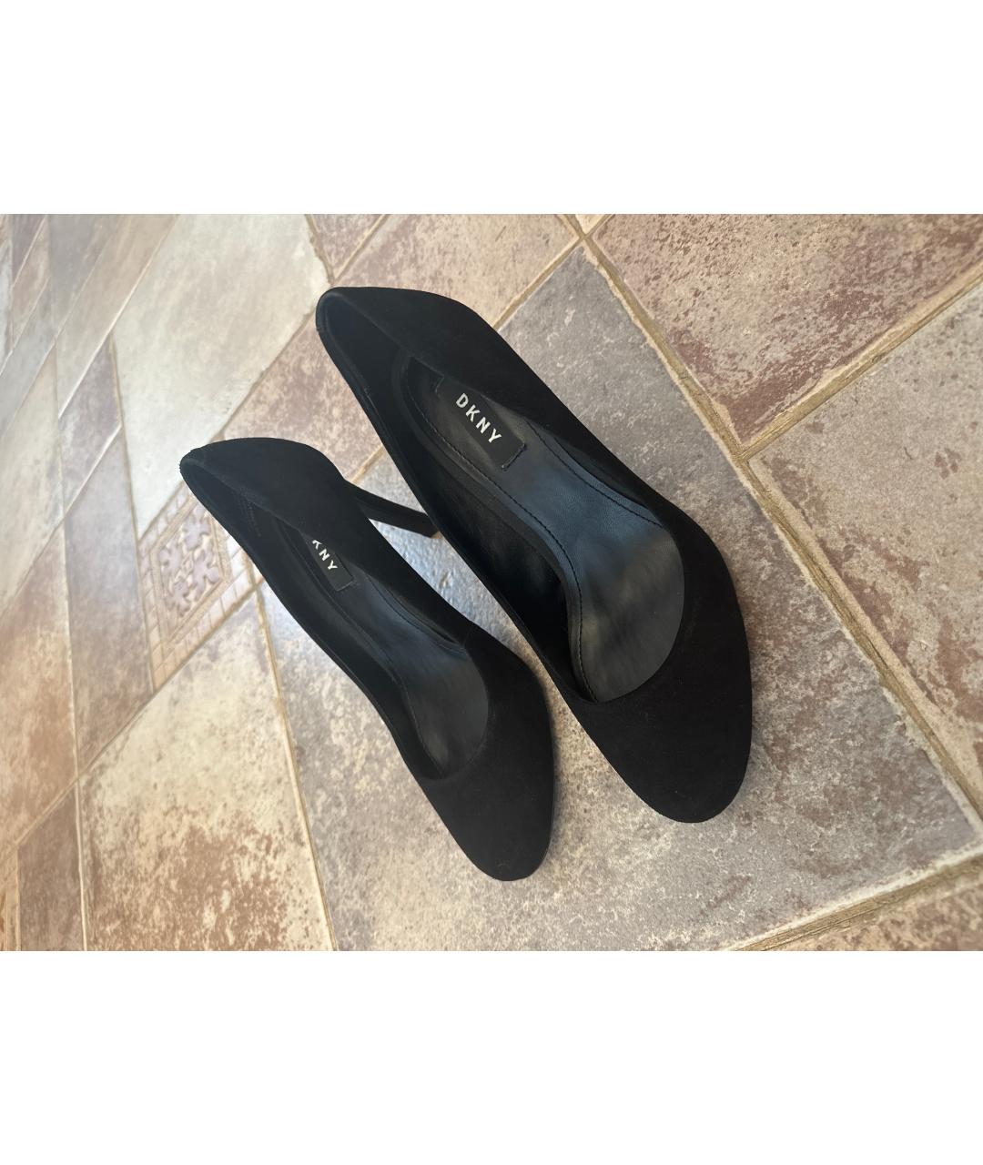 DKNY Черные замшевые туфли, фото 6