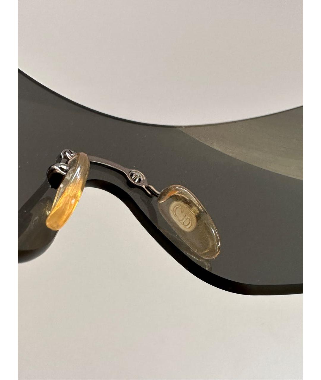 CHRISTIAN DIOR PRE-OWNED Серебряные пластиковые солнцезащитные очки, фото 6