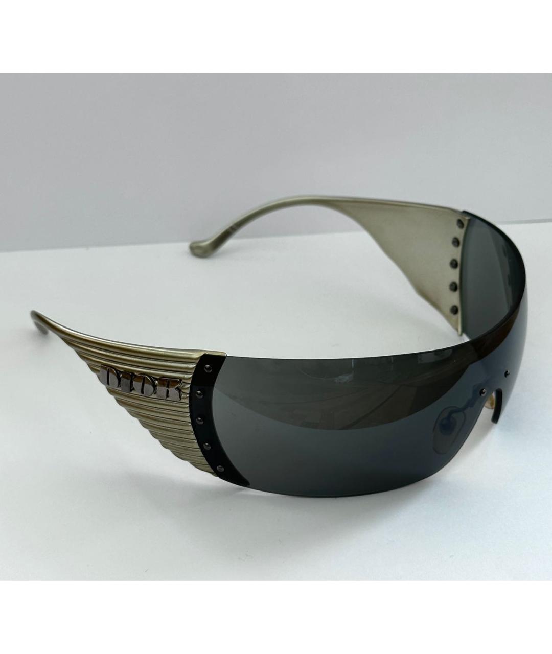 CHRISTIAN DIOR PRE-OWNED Серебряные пластиковые солнцезащитные очки, фото 2