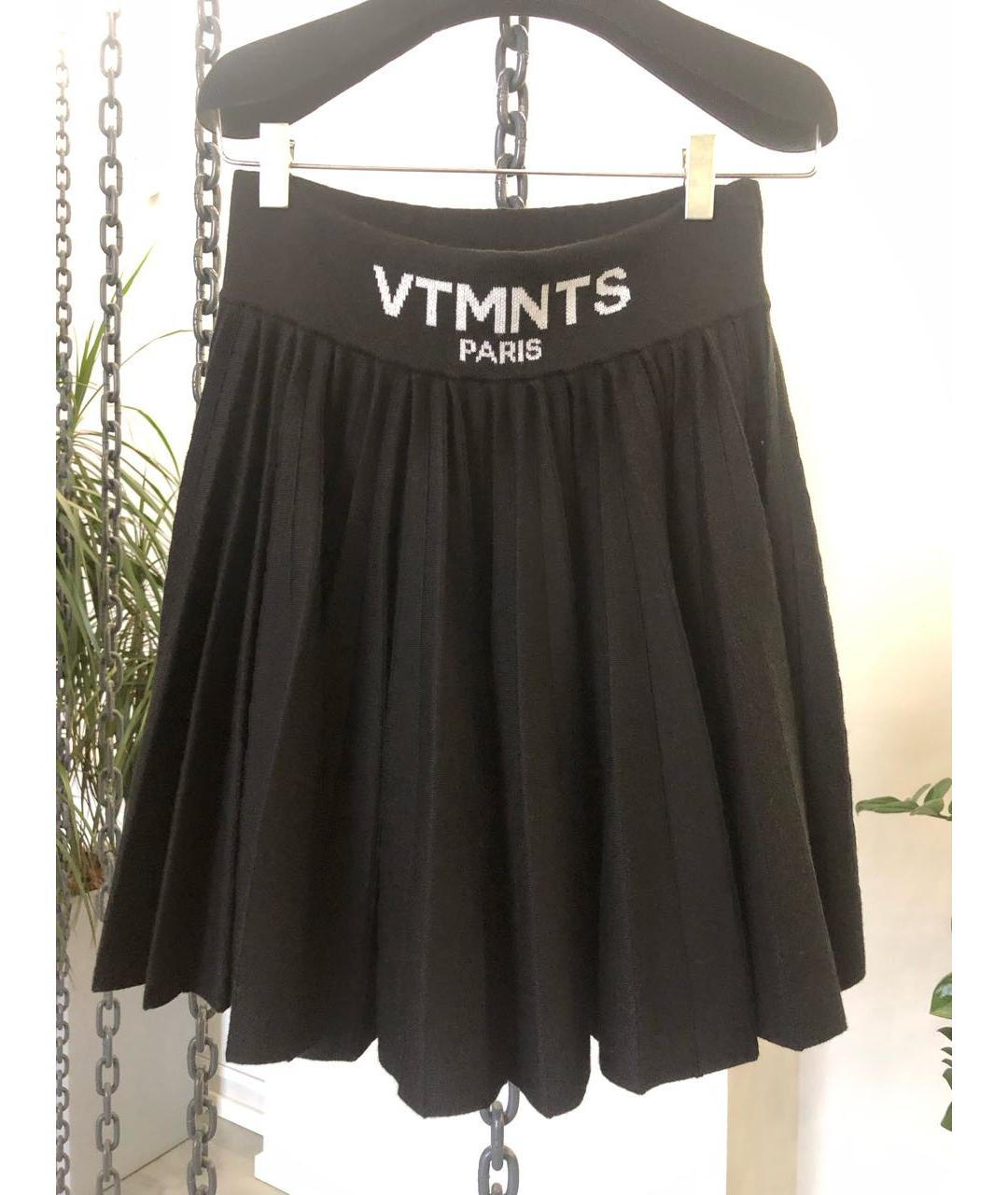 VTMNTS Черная юбка мини, фото 4