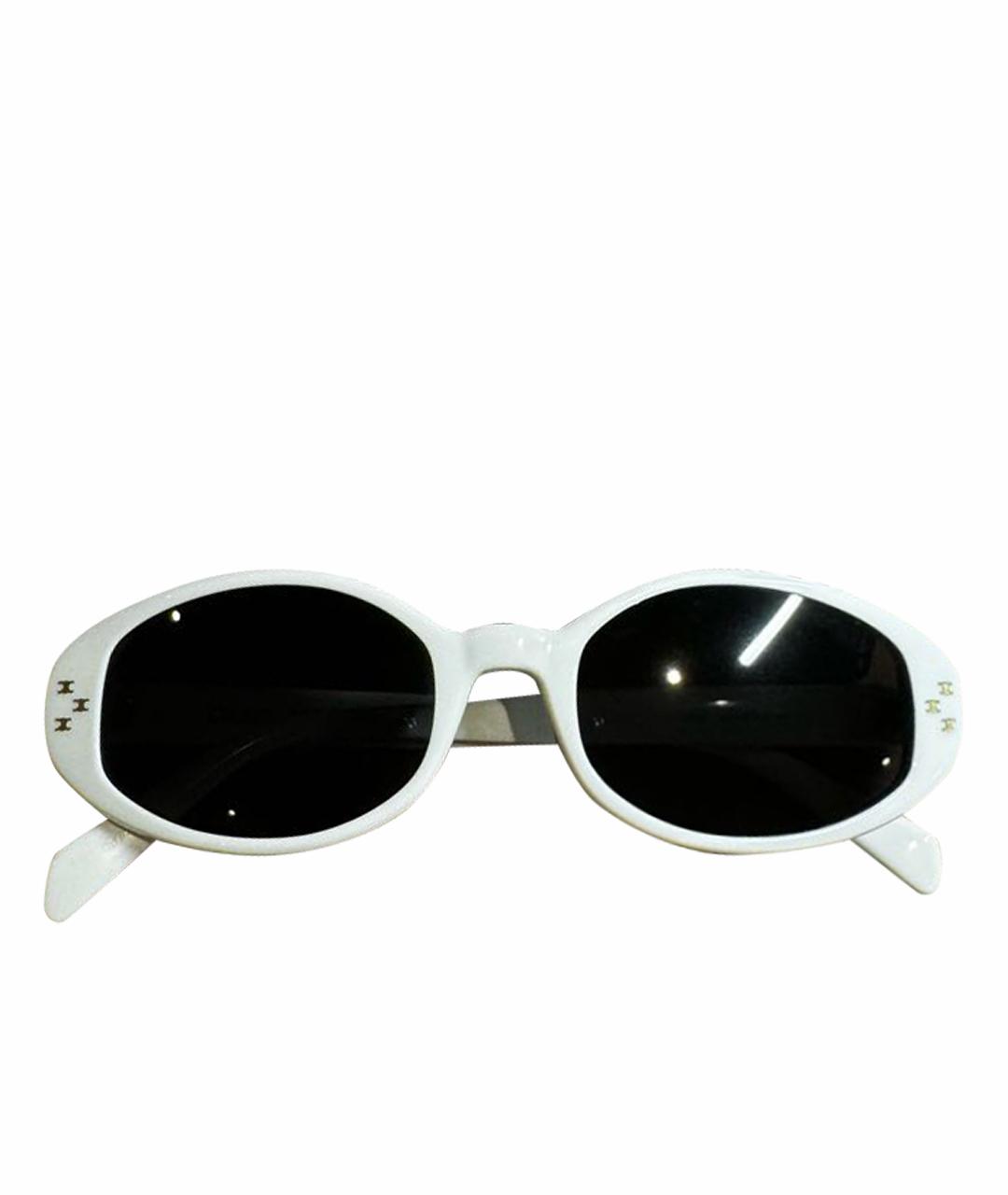 CELINE PRE-OWNED Белые солнцезащитные очки, фото 1