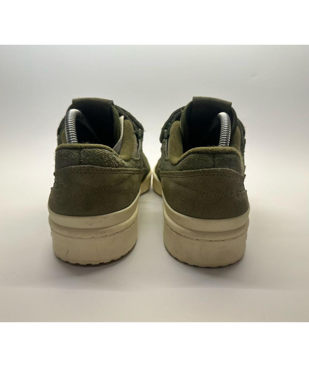 ADIDAS Зеленые замшевые низкие кроссовки / кеды, фото 4