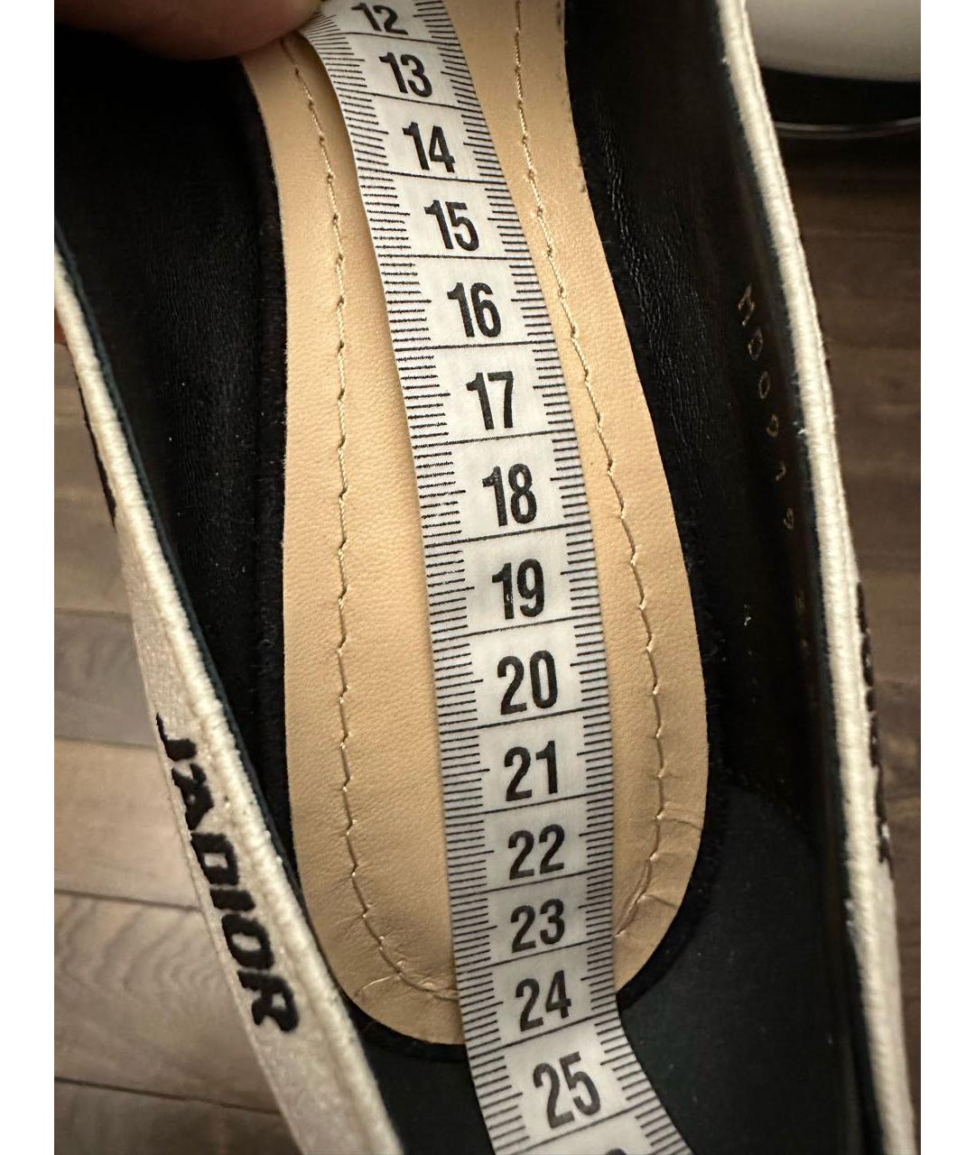 CHRISTIAN DIOR PRE-OWNED Черные замшевые туфли, фото 6